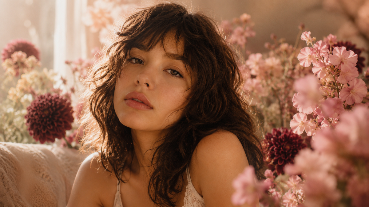 Soft pink flowers representing gentle intimate wellness with LemmeSensa